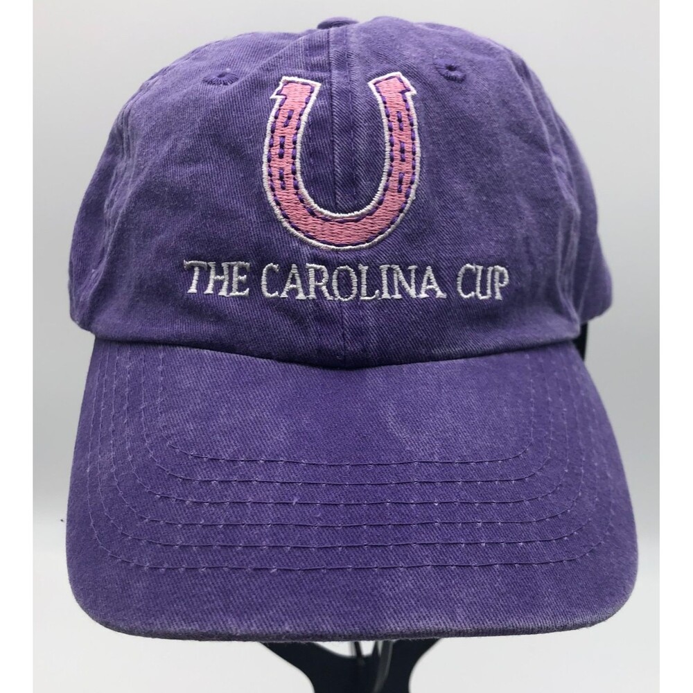 The Carolina Cup Ball Cap Hat Youth Girls Purple Horse Racing Steeplechase SC
